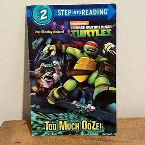 Step into Reading TMNT Too Much Ooze! Paperback book.